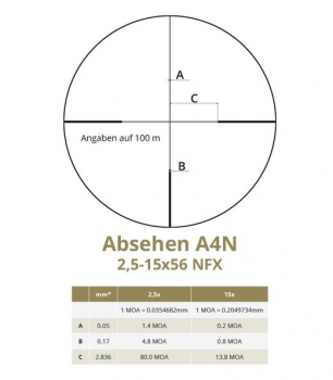 Preview: DDoptics Nighteagle V6 2,5-15x56 NFX Gen. 3 Zielfernrohr